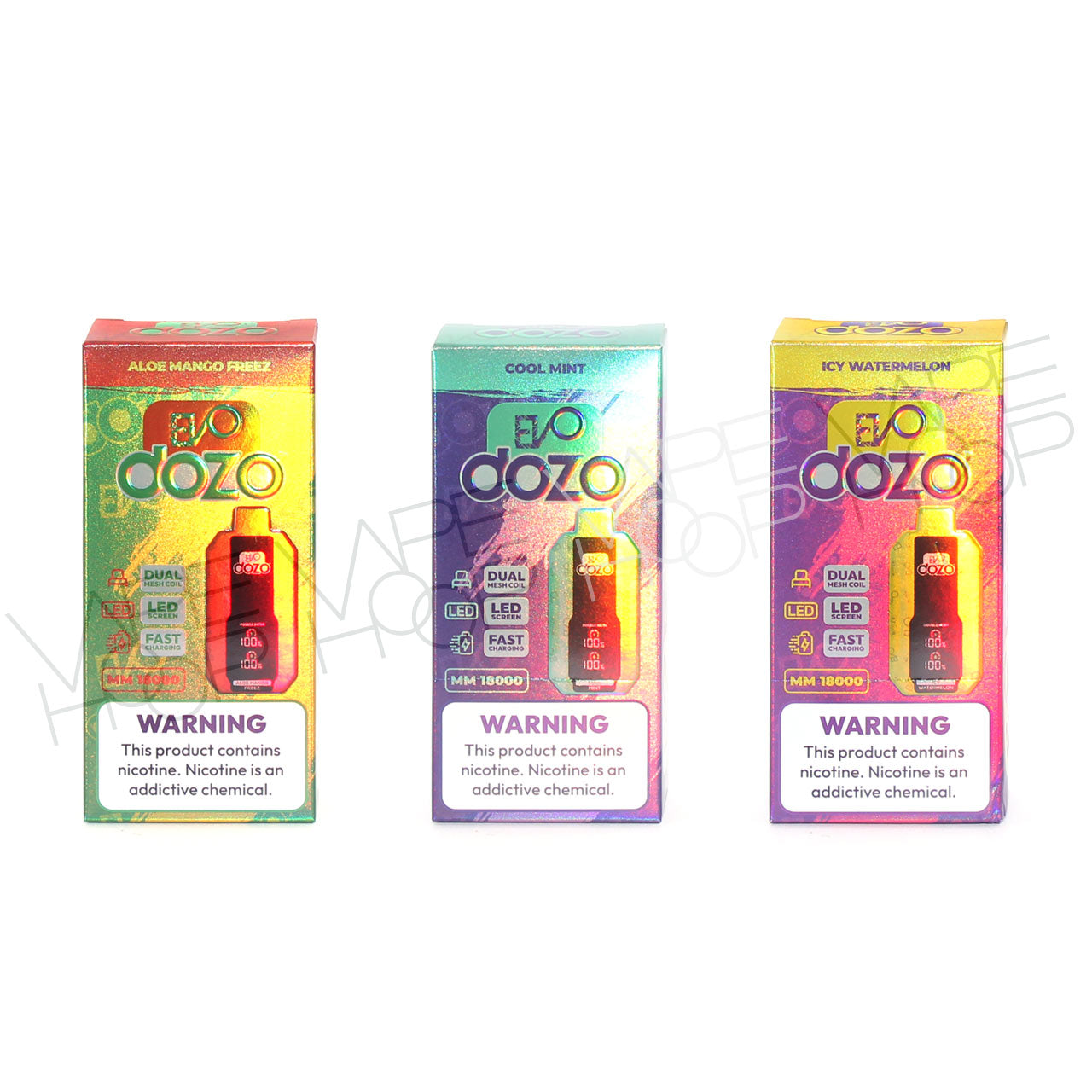 EVO Dozo Disposable Vape | All flavors | 18000 puffs Vape by EVO DOzo