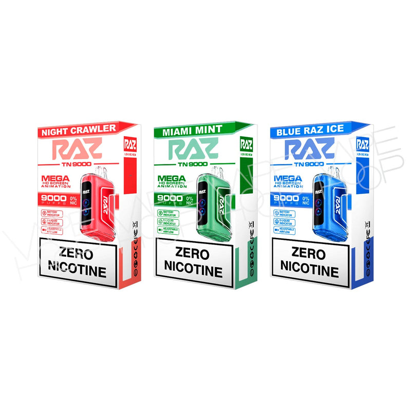 RAZ TN9000 ZERO Nicotine Vape